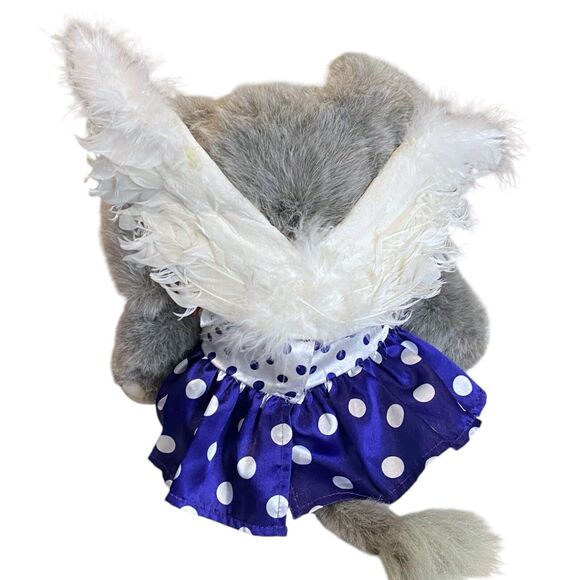 Build A Bear Elephant Angel Wings Dress Set Vintage 1997 Holiday Christmas Gift - Picture 3 of 11